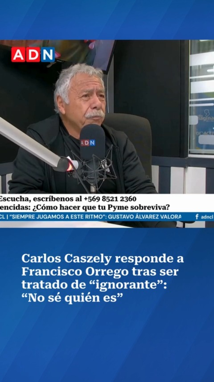 Carlos Caszely responde a Francisco Orrego: “No sé quién es”