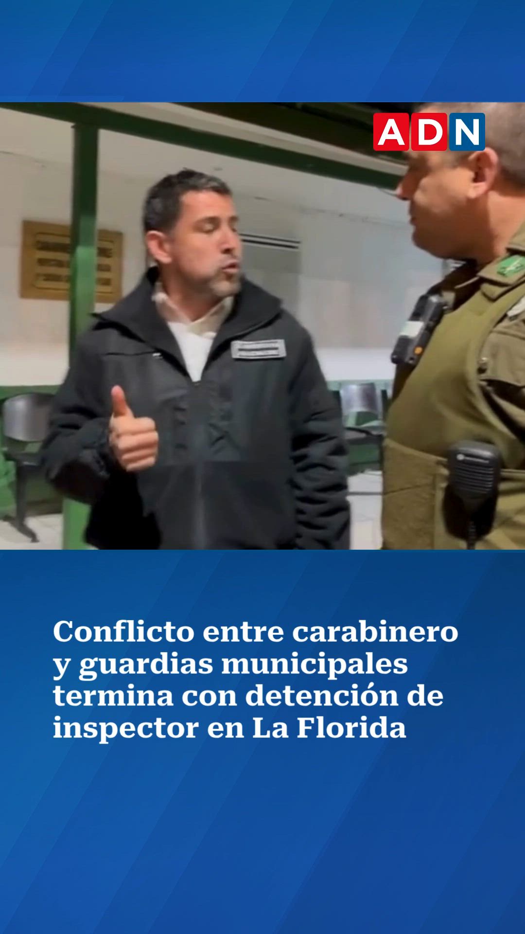 Conflicto entre carabinero y guardias municipales termina condetención de inspector en La Florida