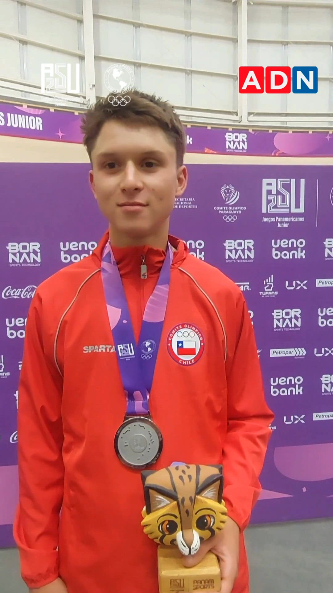 Diego Rojas obyuvo la medalla de plata en omnium del ciclismo de pista de los Juegos Panamericanos Junior